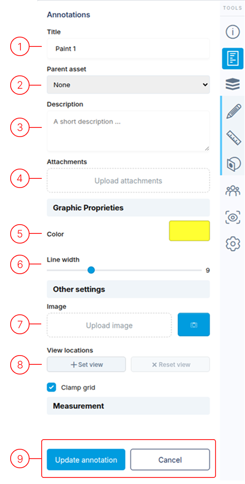 Draw Paint Side Menu